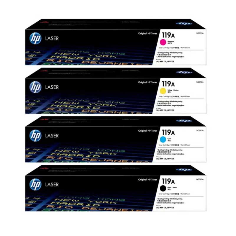 کارتریج HP 119A ست چهاررنگ اچ پی